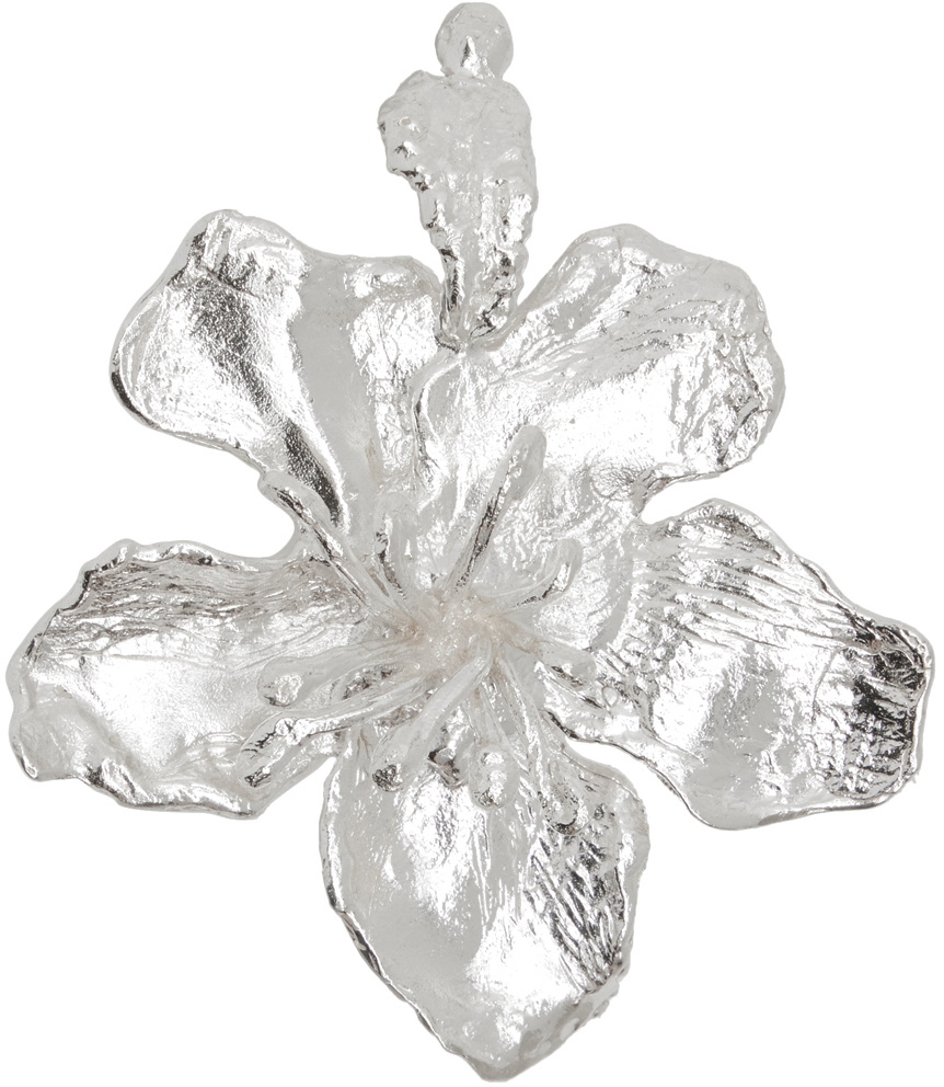ELHANATI Silver Conie Vallese Edition Jardín Big Flower Pendant