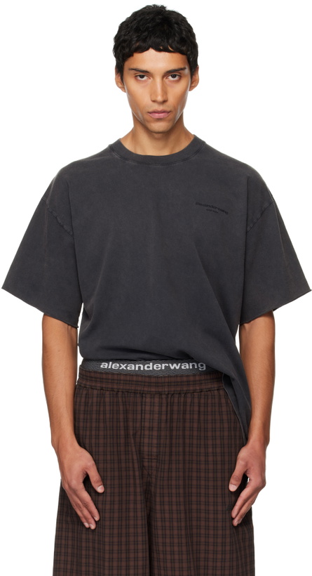 Photo: Alexander Wang Gray Short Sleeve T-shirt