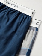 CALVIN KLEIN UNDERWEAR - Two-Pack Modern Slim-Fit Cotton Boxer Shorts - Multi - XL