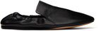 Le Monde Beryl Black Leather Loafers
