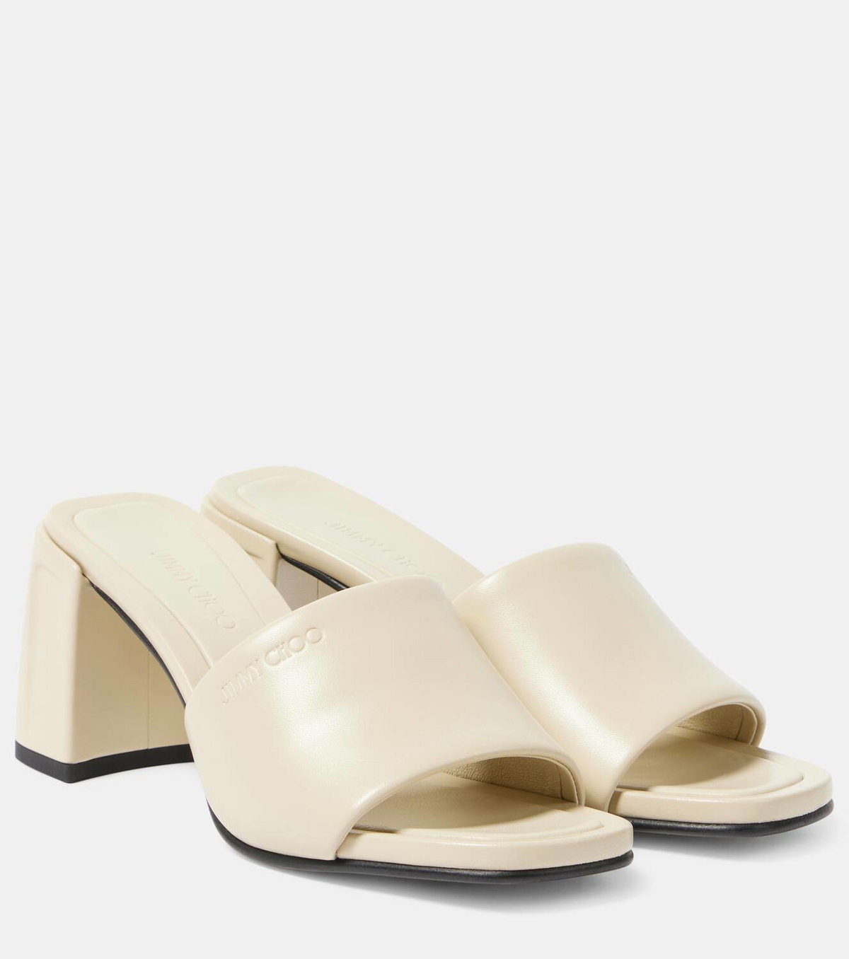【Jimmy Choo】 Lena 70レザーミュール Jimmy Choo Lena 70 leather mules Jimmy Choo