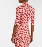 Stella McCartney Printed mesh T-shirt