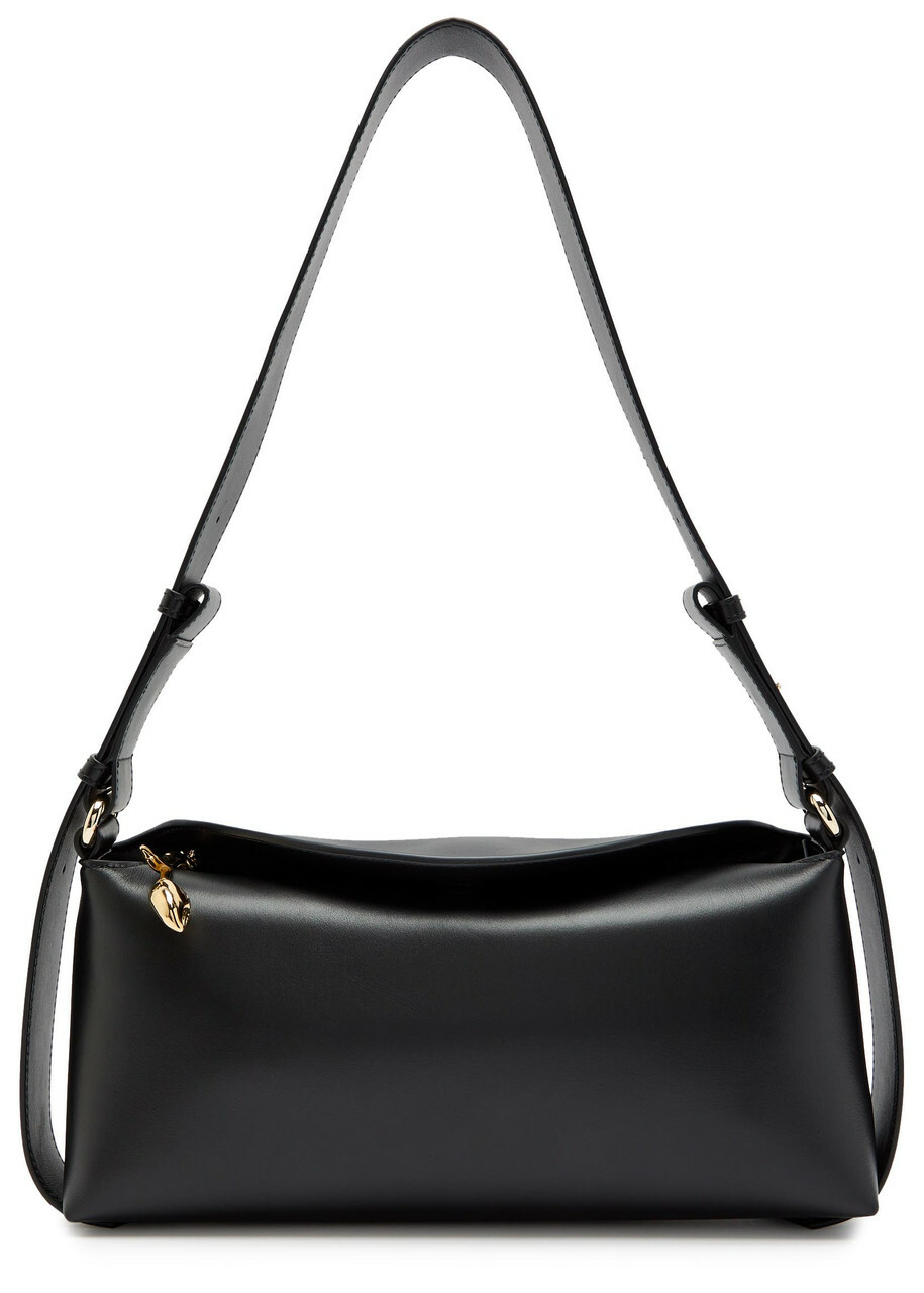 Erdem East West Bloom Leather Shoulder bag - Black - One Size