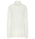 Tibi - Cable Bareback wool-blend sweater