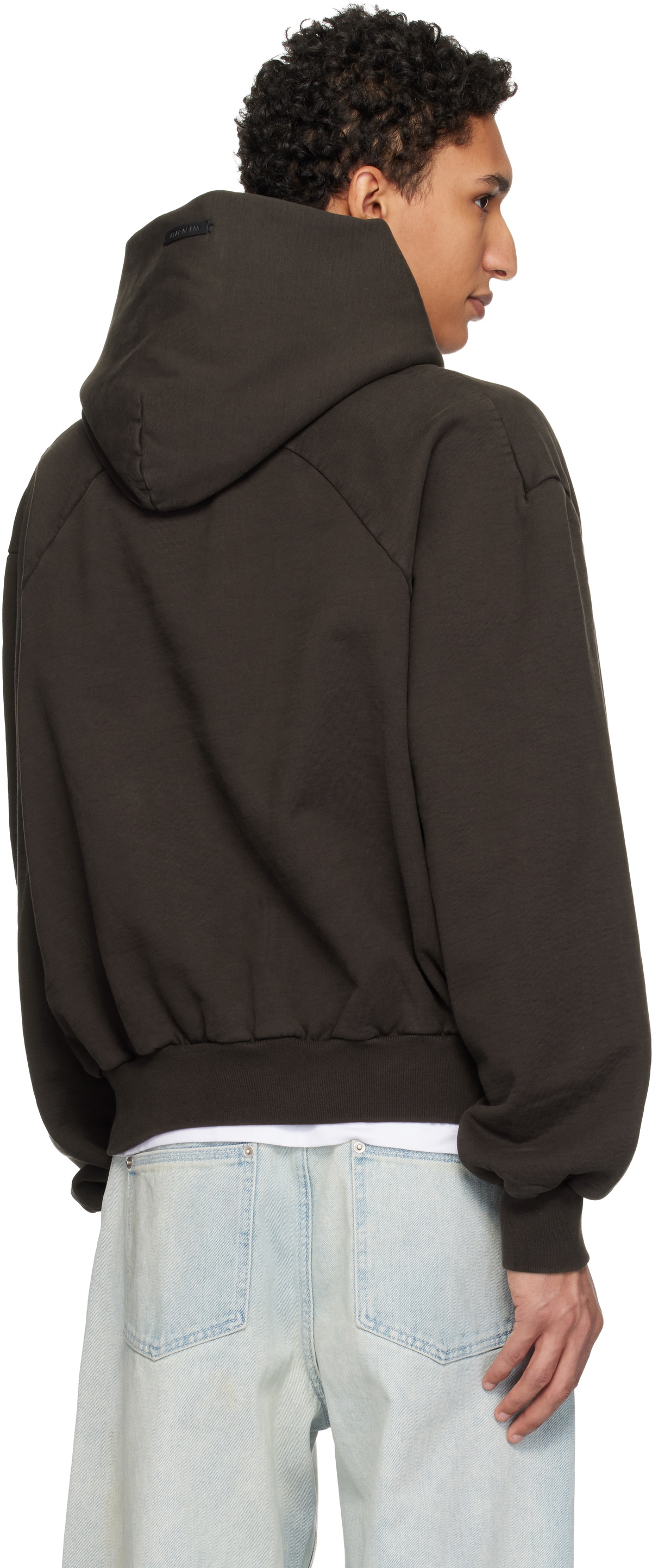Fear of God Brown Classic Half Raglan Hoodie