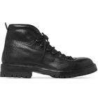 Officine Creative - Manchester Shearling-Lined Full-Grain Leather Boots - Black