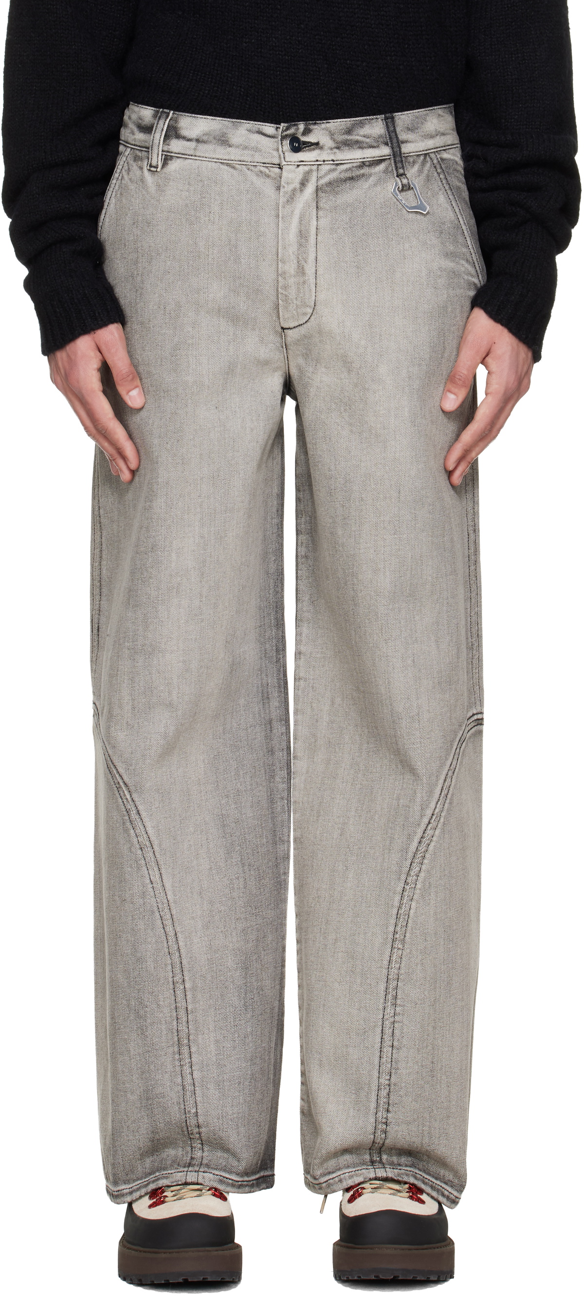 HELIOT EMIL Gray Basalt Jeans