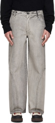 HELIOT EMIL Gray Basalt Jeans