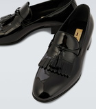 Gucci - Tasseled patent leather loafers