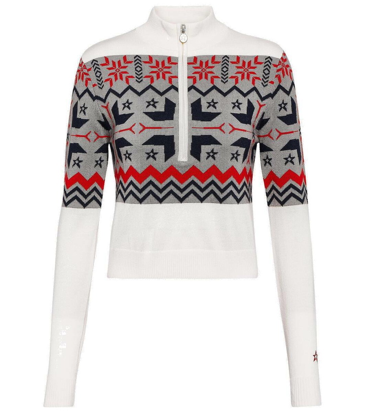 Photo: Perfect Moment Nordic intarsia wool half-zip sweater