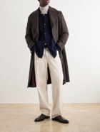 Rubinacci - Waffle-Knit Cashmere Cardigan - Blue