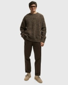 Norse Projects Jonas Donegal Diamond Sweater Brown Mens Pullover