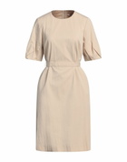 Peserico Womens Midi dress in Beige