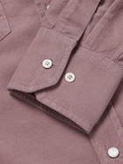 Brunello Cucinelli - Cutaway-Collar Cotton-Corduroy Western Shirt - Unknown