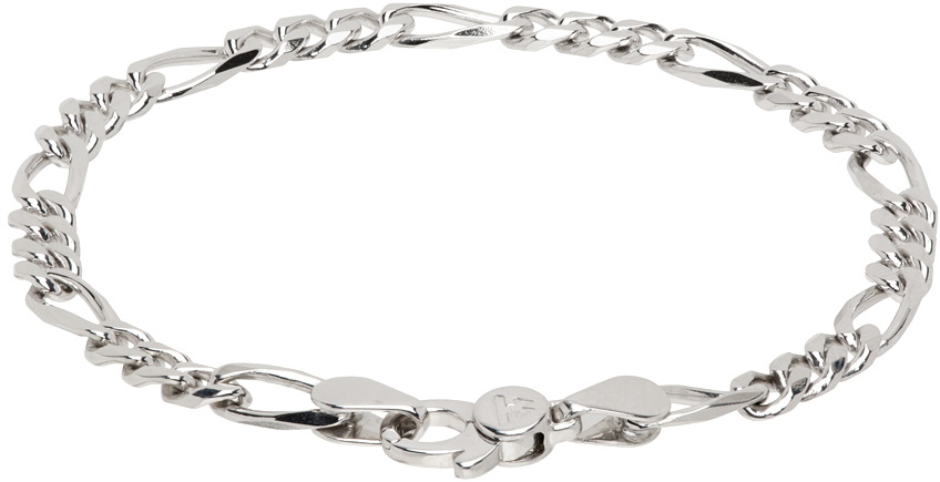 【極美品】TOM WOOD Figaro Bracelet Thick Tom Wood Silver Thick Figaro Bracelet Tom Wood