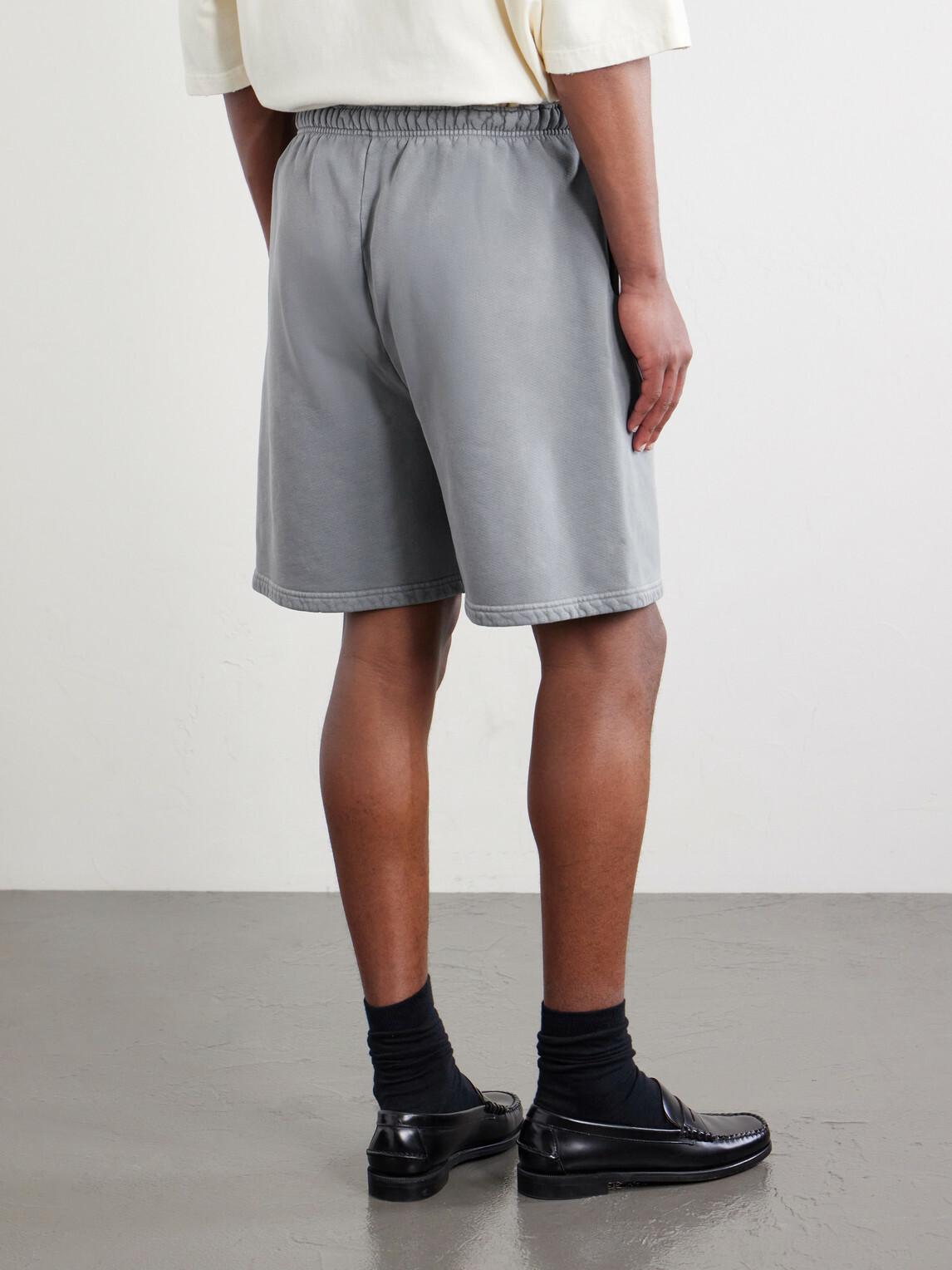 Willy Chavarria - CCC Buffalo Straight-Leg Logo-Embroidered Cotton-Jersey Shorts - Gray
