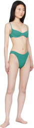 Bond-Eye Green Gracie Balconette & Christy Brief Bikini
