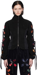J.Kim Black Bozor Cardigan