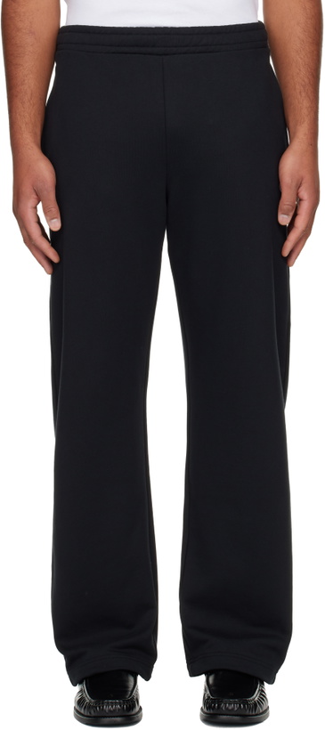 Photo: Marine Serre Black Moon Logo Fleece Sweatpants