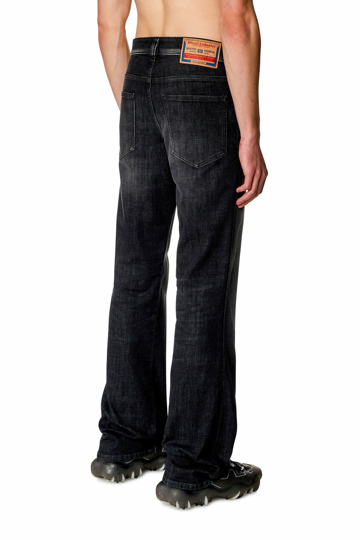 00s 名作DIESEL Bootcut denim studs archive Mens Diesel Bootcut