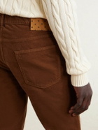 Massimo Alba - Alunga Straight-Leg Cotton-Corduroy Trousers - Brown