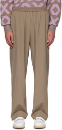 Acne Studios Taupe Relaxed Fit Trousers