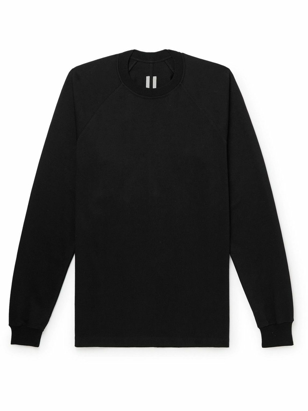 Photo: Rick Owens - Organic Cotton-Jersey Sweatshirt - Black