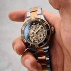 Duxot Atlantica Automatic Brown Dial Mens Watch DX-2067-66