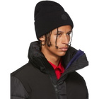 Moncler Black Knit Beanie