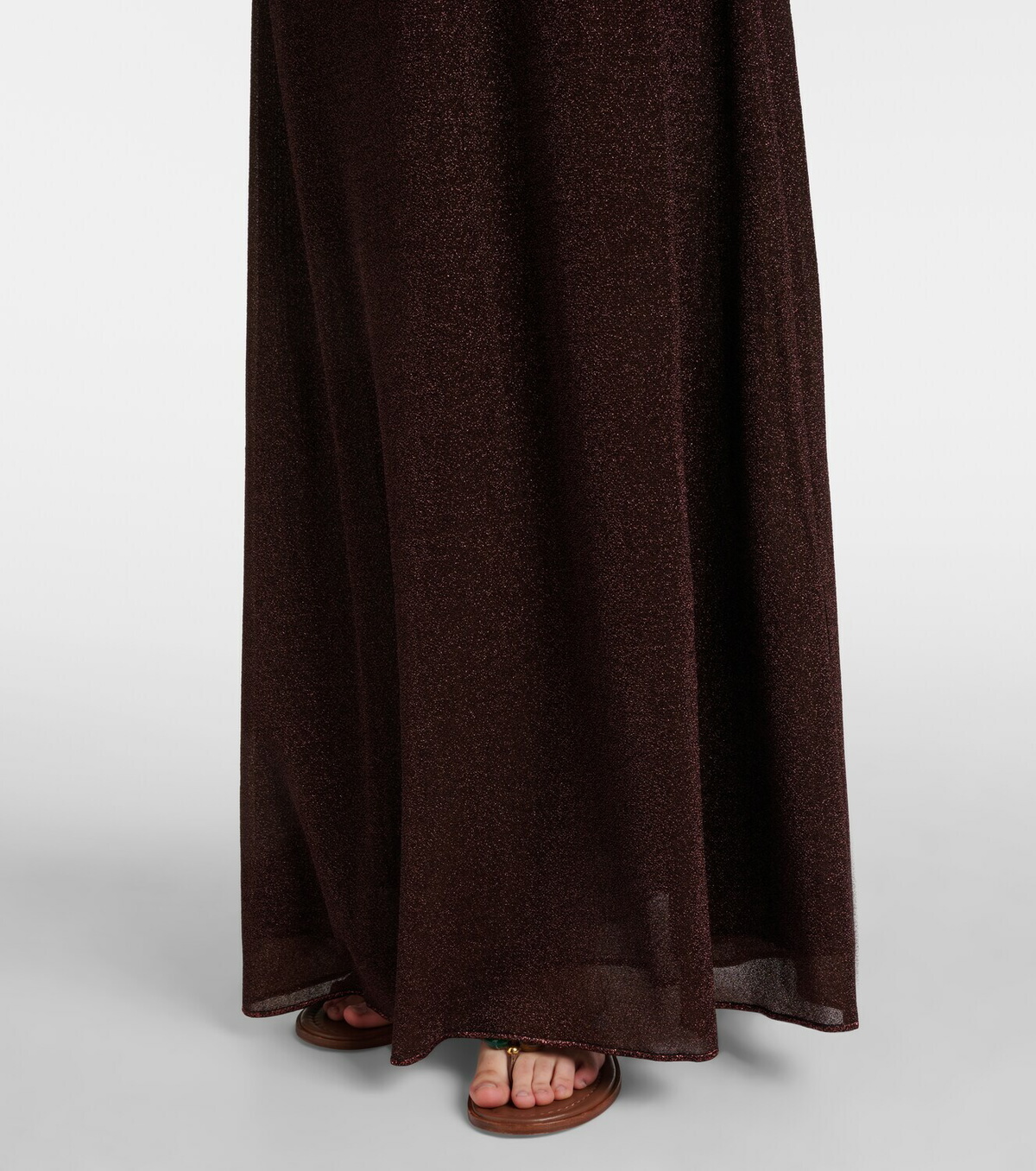 Oséree Lumière cutout halterneck maxi dress