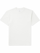 Nike - Sportswear Premium Essentials Logo-Embroidered Cotton-Jersey T-Shirt - White