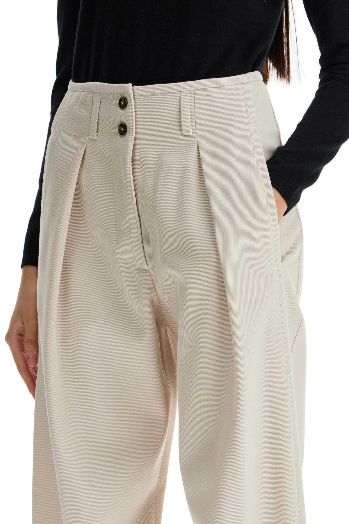 WEEKEND MAX MARA wide dingey trous Beige Weekend Max Mara