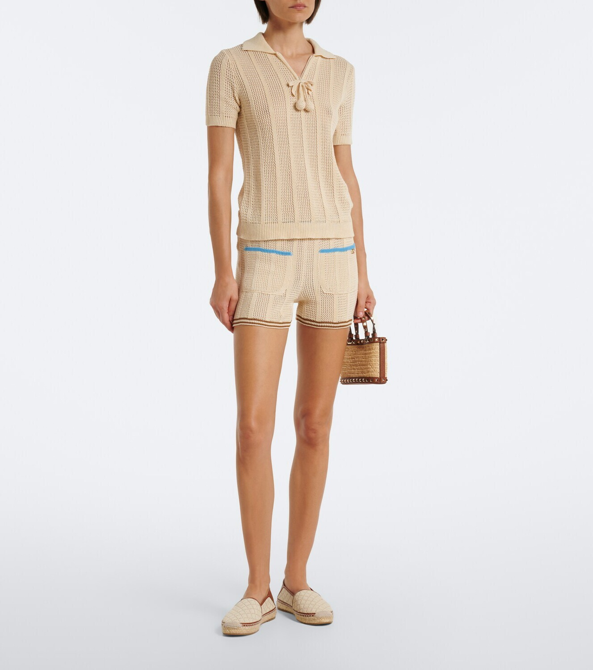 Manolo Blahnik Espadra raffia-effect espadrilles