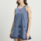 Charles Jeffrey Loverboy Women's Denim Vest Dress in Wash Denim