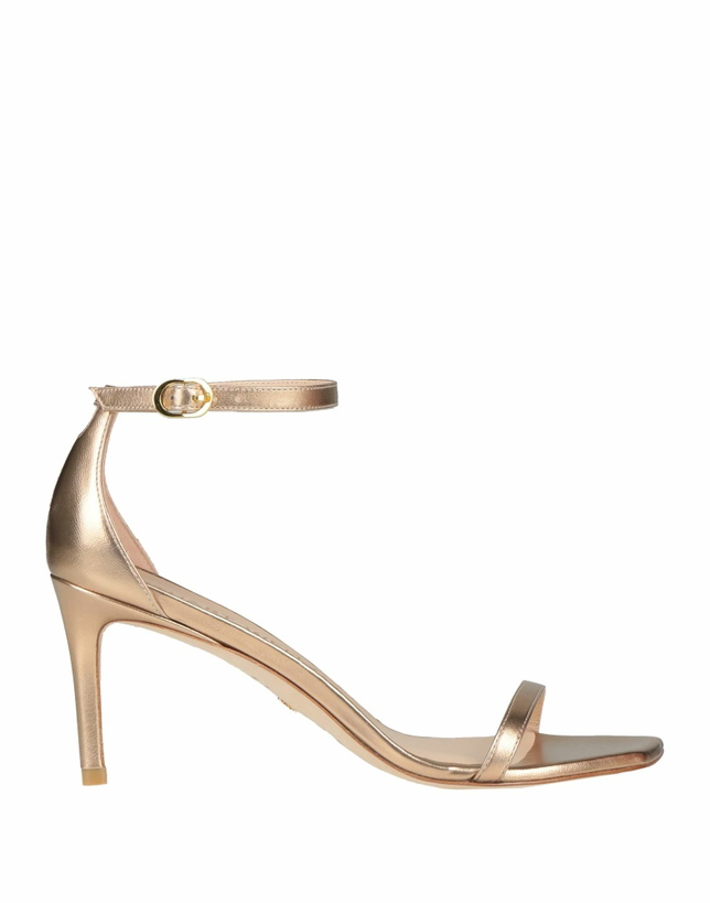 Photo: Stuart Weitzman Womens Sandals in Gold