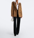 Erdem Bloom Mini velvet top-handle bag