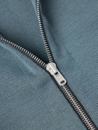 S.N.S. Herning - Naval Slim-Fit Wool Zip-Up Cardigan - Blue