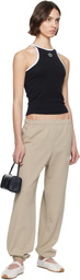 Sporty & Rich Beige NY 94 Sweatpants