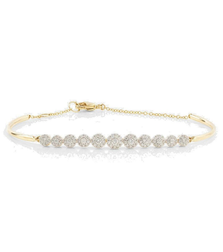 Photo: Stone and Strand 10kt gold bracelet with diamonds