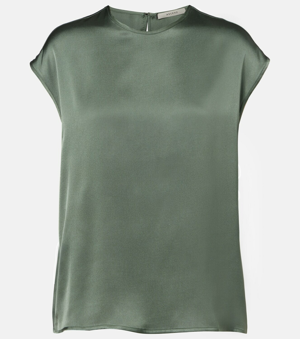 Asceno Dasha silk twill top