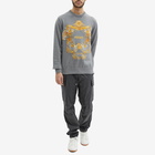 Versace Men's Baroque Logo Intarsia Knit in Grey