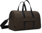 Paul Smith Khaki Cordura Laser 'Signature Stripe' Duffle Bag