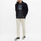 NN07 Men's Stein Fair Isle Crew Knit in Grey