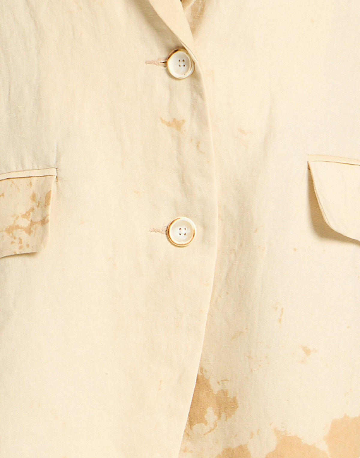 Uma Wang Womens Blazer in Beige