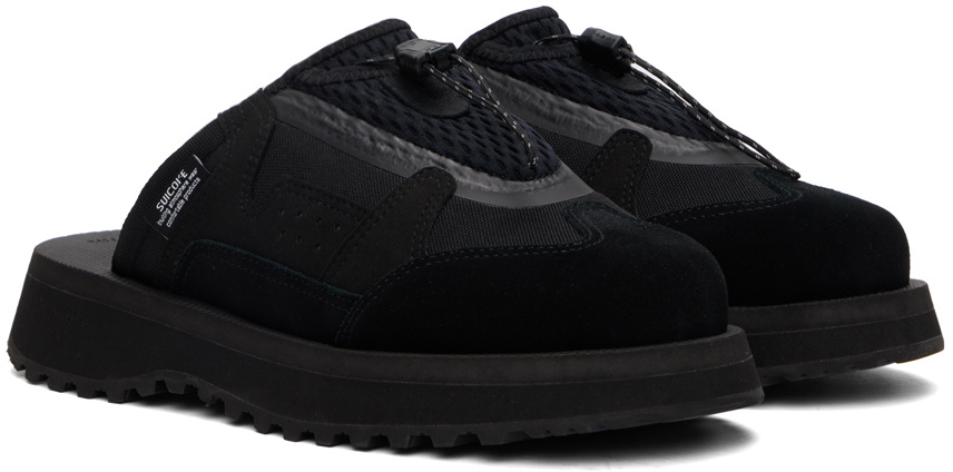 SUICOKE Black BOMA-ab Mules