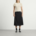 Simone Rocha Women's Pointelle Puff Sleeve Cardigan in Ecru/Pearl