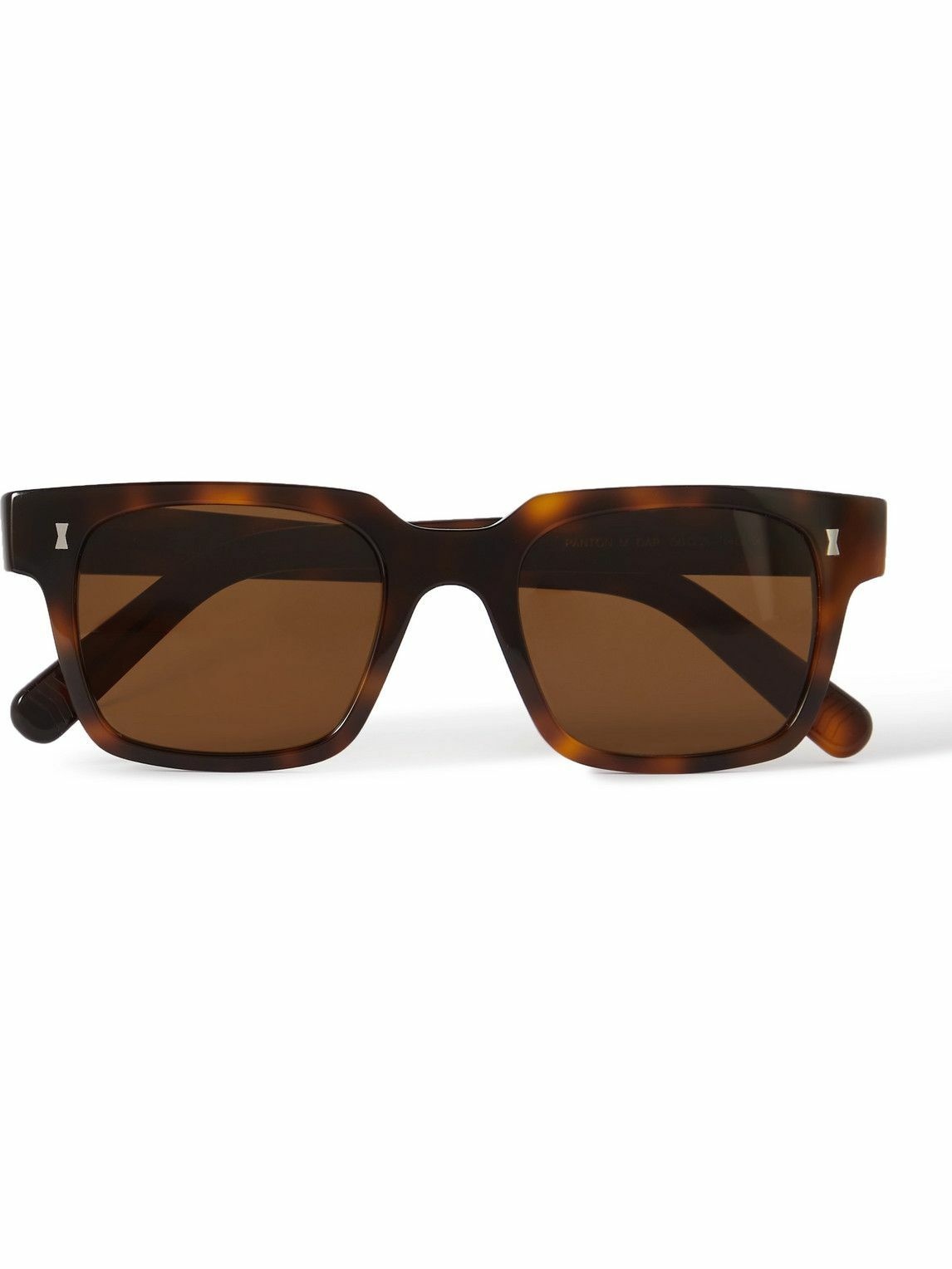 Photo: Cubitts - Panton Tortoiseshell Square-Frame Acetate Sunglasses