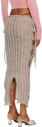TYRELL SSENSE Exclusive Beige Maxi Skirt