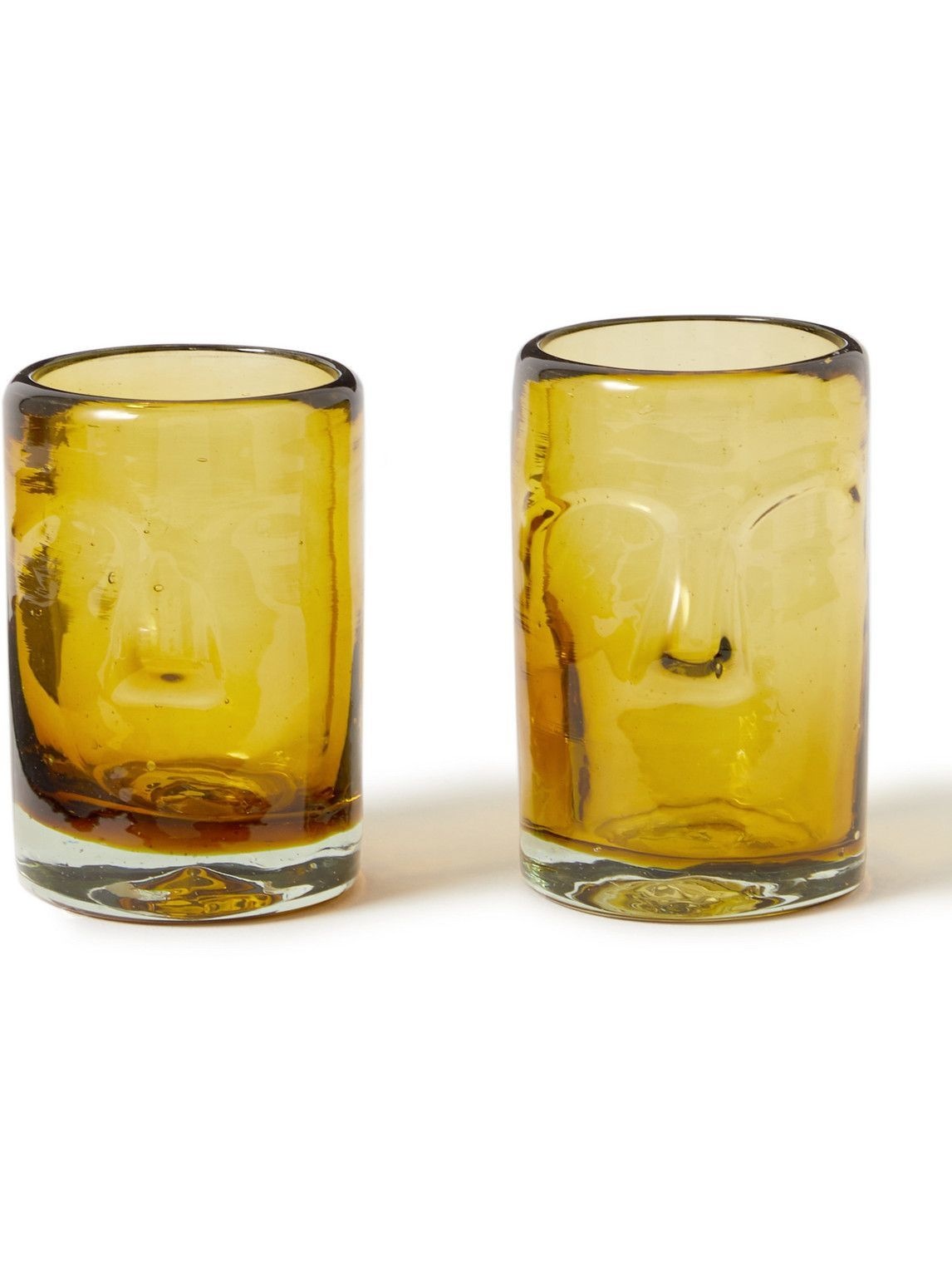 Photo: GENERAL ADMISSION - Tiki Set of Two Shot Recycled Glasses