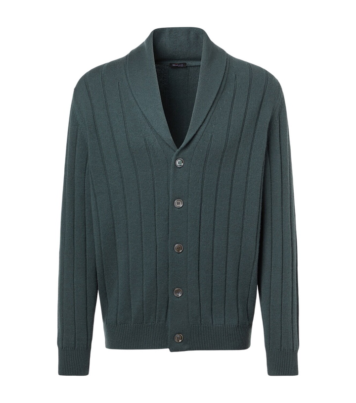 Photo: Kiton Rib-knitted cashmere cardigan